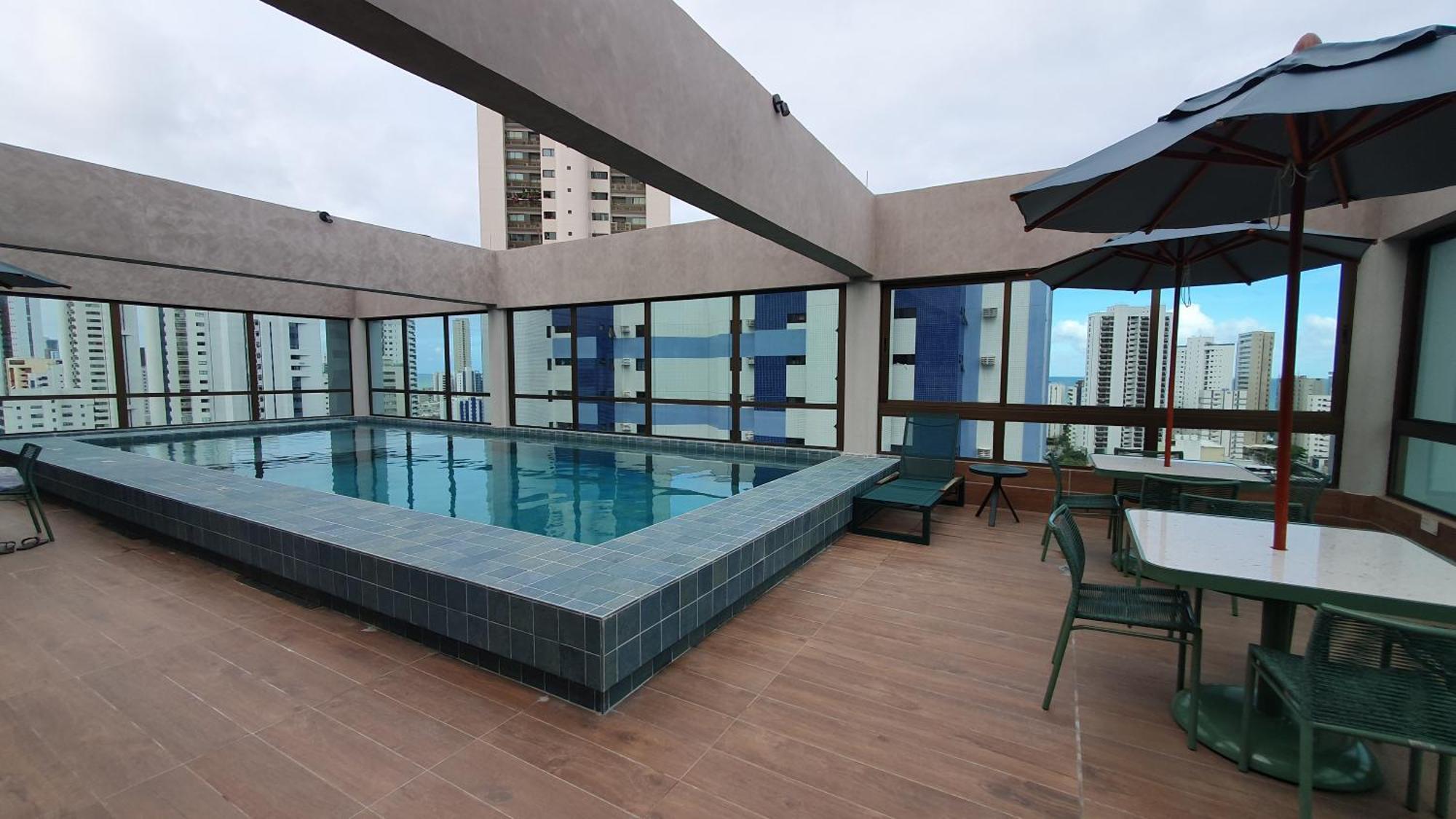 Flat Em Boa Viagem - Edificio Rooftop 470 公寓 *